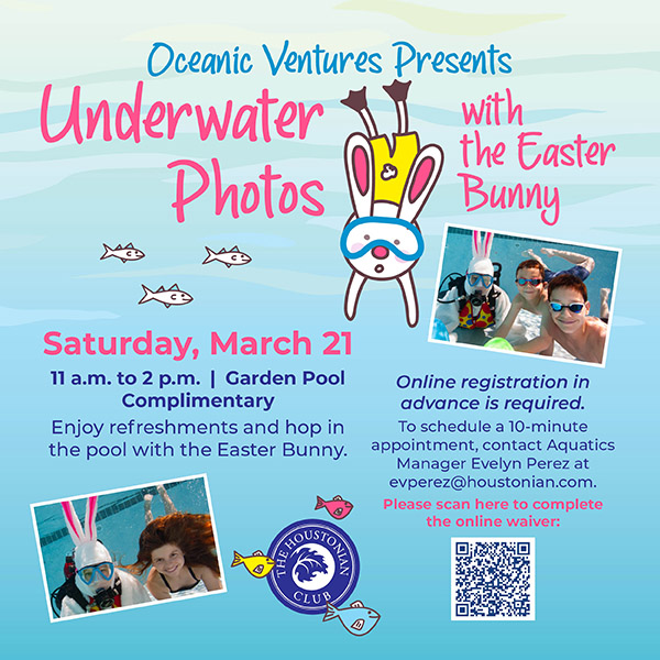 Underwater Photos with the Easter Bunny