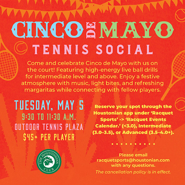 Cinco de Mayo Tennis Social