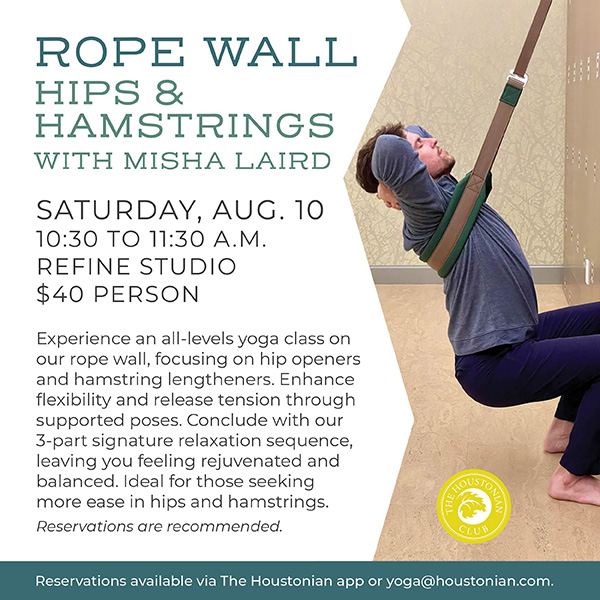 Rope Wall: Hips & Hamstrings with Misha Laird