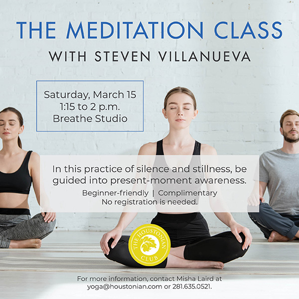 The Meditation Class with Steven Villanueva