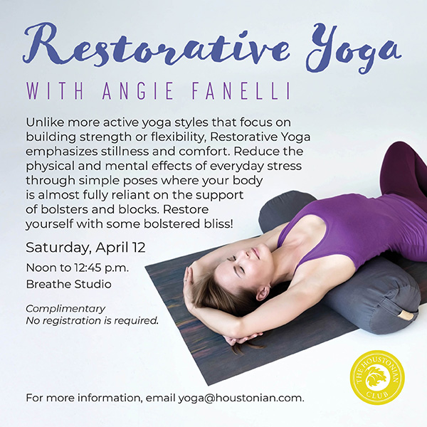 Restorative Yoga with Angie Fanelli