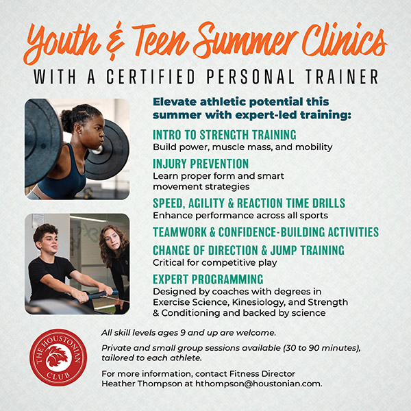 Youth & Teen Summer Clinics with a Certified Personal Trainer