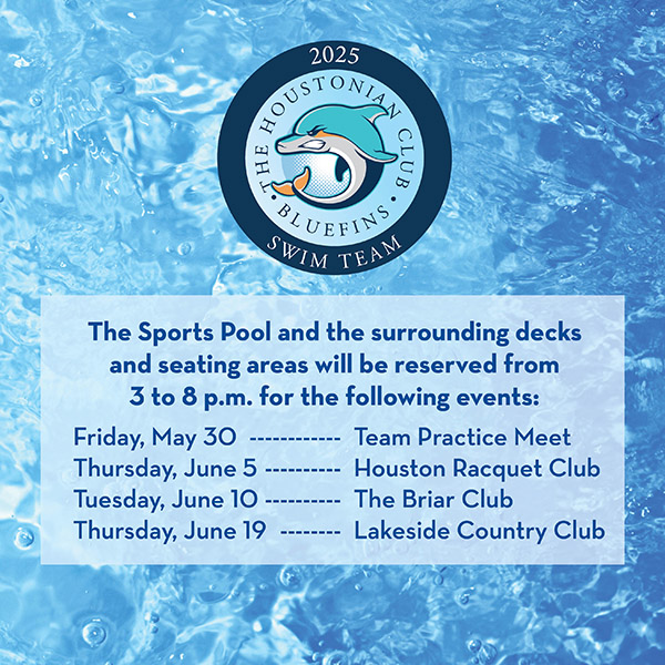 BlueFins Swim Meet Schedule
