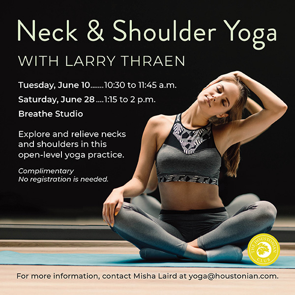 Neck & Shoulder Yoga with Larry Thraen