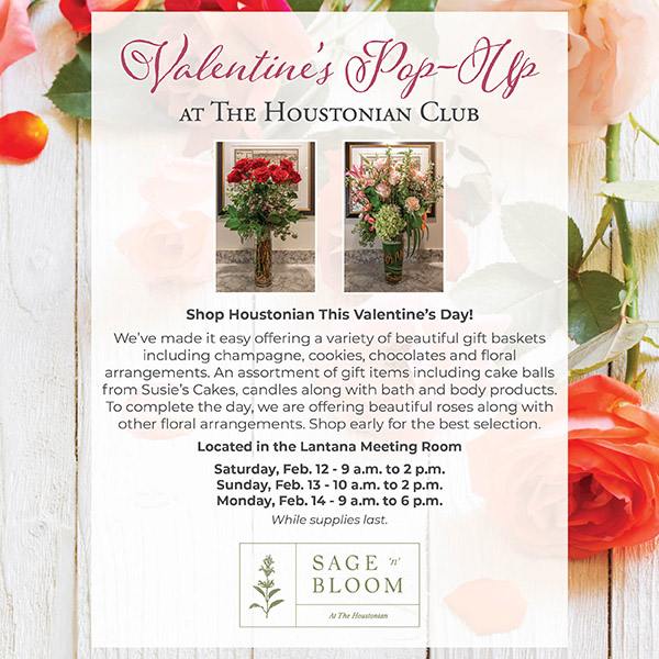 Valentine's Pop-Up at The Houstonian Club