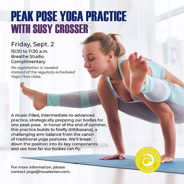 Peak Pose Yoga Practice with Susy Crosser